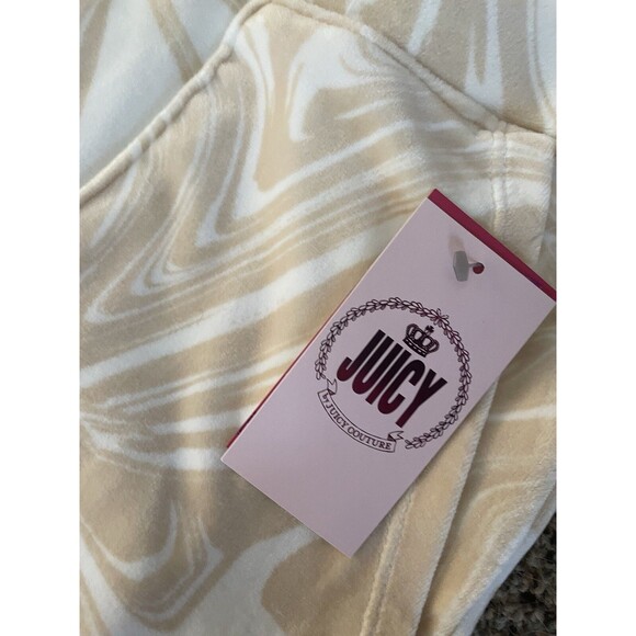 Juicy Couture Leggings Sweatpants Womens 1X Plus Cream Lounge PJ Pants Plus Size - Picture 7 of 9